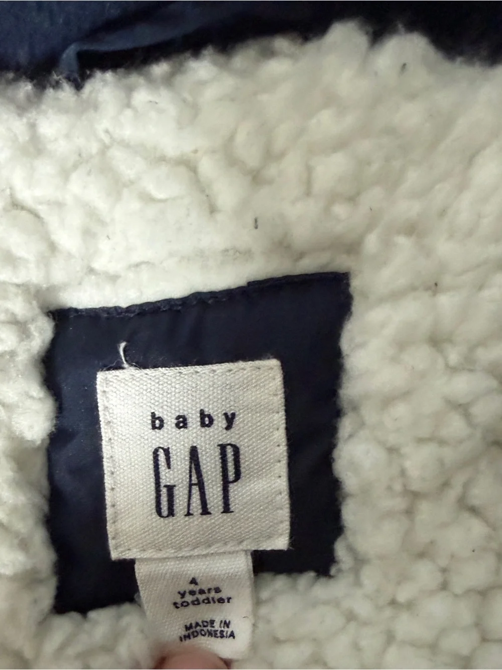 GAP Navy Quilted Puffer Vest for Kids